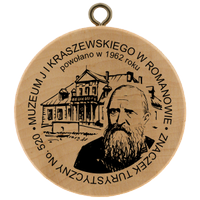 Turistická známka č. 520 - Muzeum J.I. Kraszewskiego w Romanowie