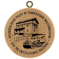 Turistická známka č. 532 - Skansen Rzeki Pilicy w Tomaszowie Mazowieckim