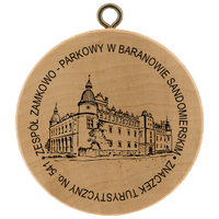 Turistická známka č. 541 - Zespół Zamkowo-Parkowy w Baranowie Sandomierskim