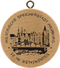 Turistická známka č. 21 - Hamburg