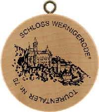 Turistická známka č. 78 - Schloss Wernigerode