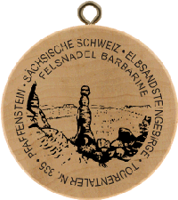 Turistická známka č. 335 - Pfaffenstein