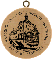 Turistická známka č. 418 - Bamberg
