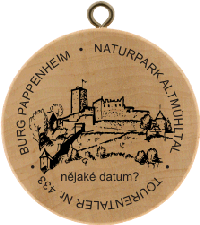 Turistická známka č. 433 - Pappenheim