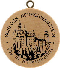 Turistická známka č. 455 - Neuschwanstein