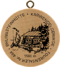 Turistická známka č. 464 - Brunnsteinhütte
