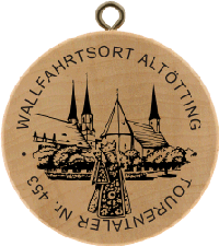 Turistická známka č. 453 - WALLFAHRTORT ALTÖTTING