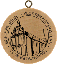 Turistická známka (DE) č. 0013 - Mühlberg/Elbe - Kloster Marienstern