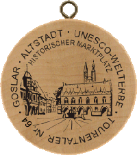 Turistická známka (DE) č. 0064 - Goslar - Historischer Marktplatz