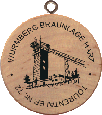 Turistická známka (DE) č. 0072 - Wurmberg Braunlage