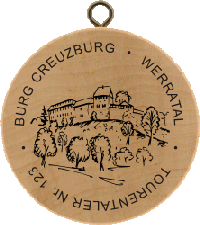 Turistická známka (DE) č. 0123 - Burg Creuzburg