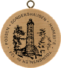 Turistická známka (DE) č. 0124 - Possen - Sondershausen