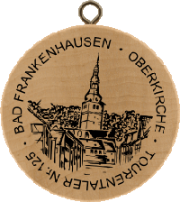Turistická známka (DE) č. 0125 - Bad Frankenhausen