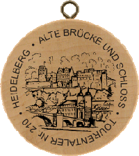 Turistická známka (DE) č. 0210 - Heidelberg