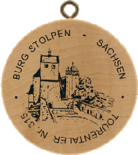 Turistická známka (DE) č. 0315 - Burg Stolpen