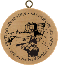Turistická známka (DE) č. 0332 - Festung Königstein