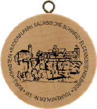 Turistická známka (DE) č. 0338 - Burg Hohnstein