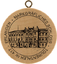 Turistická známka (DE) č. 0417 - Erlangen - Markgräfliches Schloss
