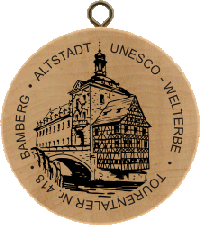 Turistická známka (DE) č. 0418 - Bamberg - altes Rathaus