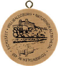 Turistická známka (DE) č. 0435 - Eichstätt - Willibaldsburg