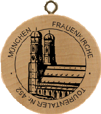 Turistická známka (DE) č. 0452 - München - Frauenkirche