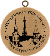 Turistická známka č. 470 - Petřín - Praha