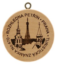 Turistická známka č. 470 - Petřín - Praha