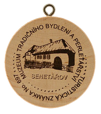 Turistická známka č. 697 - Muzeum tradičního bydlení a perleťářství Senetářov