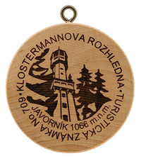 Turistická známka č. 709 - Klostermannova rozhledna