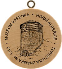 Turistická známka č. 1313 - Muzeum Vápenka Horní Albeřice