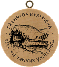 Turistická známka č. 1325 - Bystřička - přehrada