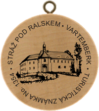 Turistická známka č. 1354 - Stráž pod Ralskem, Vartemberk