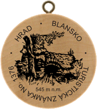 Turistická známka č. 1376 - Blansko