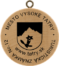 Turistická známka č. 12 - mesto Vysoké Tatry