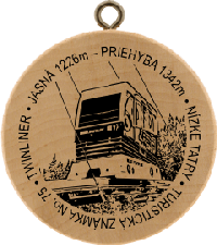 Turistická známka č. 75 - Jasná-PriehybaTwinliner