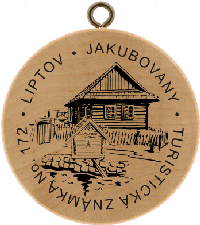 Turistická známka č. 172 - Liptov - Jakubovany