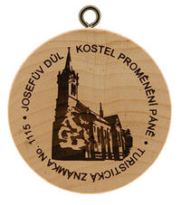 Turistická známka č. 1115 - Kostel Proměnění Páně Josefův Důl