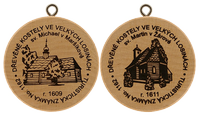 Turistická známka č. 1162 - Dřevěné kostely ve Velkých Losinách