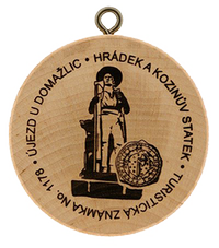 Turistická známka č. 1178 - Újezd u Domažlic - Hrádek a Kozinův Statek