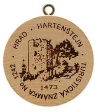 Turistická známka č. 1242 - Hartenštejn