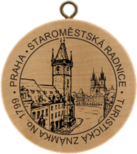 Turistická známka č. 1799 - Praha - Staroměstská radnice