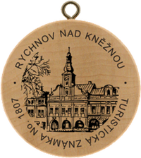 Turistická známka č. 1807 - Město Rychnov nad Kněžnou