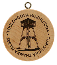 Turistická známka č. 532 - Toulovcova rozhledna