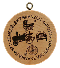 Turistická známka č. 571 - Zemědělský skanzen Rapotín