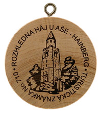 Turistická známka č. 710 - Háj u Aše - Hainberg