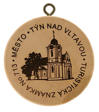 Turistická známka č. 713 - Týn nad Vltavou