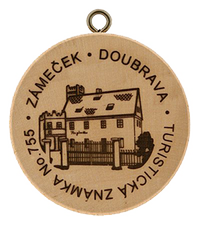 Turistická známka č. 755 - Zámeček Doubrava