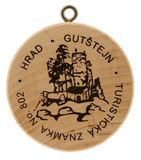 Turistická známka č. 802 - Gutštejn