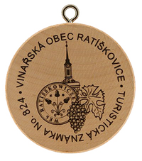 Turistická známka č. 824 - Ratíškovice