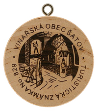 Turistická známka č. 829 - Šatov